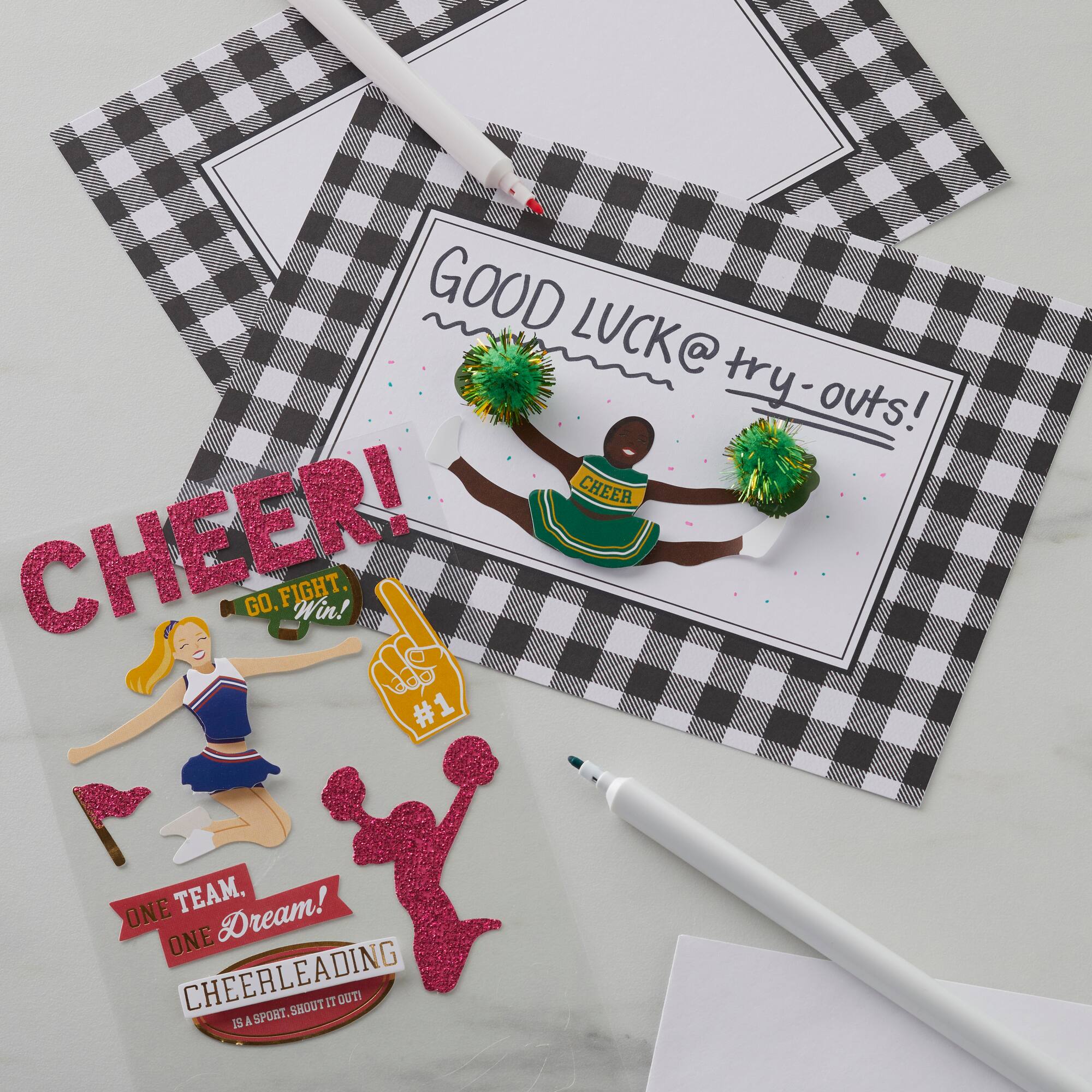 Cheerleading Dimensional Stickers by Recollections™